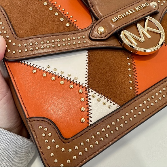 Michael Kors Jessie Large Flap Shoulder Crossbody Bag - Picture 9 of 15